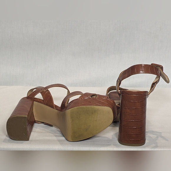 NEW Limelight Amaris Womens Strappy Platform Open Square Toe Chunky Heel Sz 8.5 - Picture 4 of 4